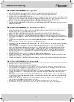 Предварительный просмотр 7 страницы Bestron AHB400R Instruction Manual