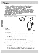 Preview for 12 page of Bestron AHD1400P Instruction Manual