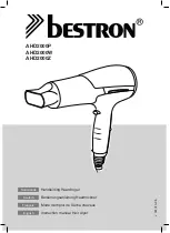 Preview for 1 page of Bestron AHD2000P Instruction Manual