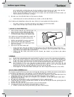 Preview for 13 page of Bestron AHD200P Instruction Manual