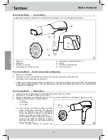 Preview for 16 page of Bestron AHD200P Instruction Manual