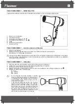 Preview for 9 page of Bestron AHD2200R Instruction Manual