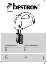 Предварительный просмотр 1 страницы Bestron AHM2003 Instruction Manual