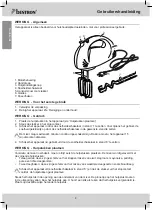 Предварительный просмотр 4 страницы Bestron AHM2003 Instruction Manual