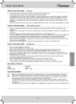 Предварительный просмотр 15 страницы Bestron AHM2003 Instruction Manual