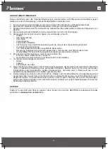 Предварительный просмотр 8 страницы Bestron AHM300W Instruction Manual