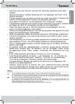 Предварительный просмотр 7 страницы Bestron AHP112 Instruction Manual