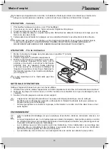 Предварительный просмотр 15 страницы Bestron AHP1500 Instruction Manual