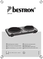 Bestron AHP212D Instruction Manual preview