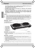 Предварительный просмотр 8 страницы Bestron AHP212D Instruction Manual