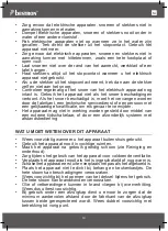 Предварительный просмотр 14 страницы Bestron AHP250D Instruction Manual