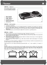 Предварительный просмотр 16 страницы Bestron AHP250D Instruction Manual