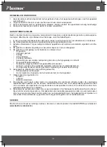 Предварительный просмотр 17 страницы Bestron AHP250D Instruction Manual