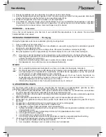 Предварительный просмотр 5 страницы Bestron AIM700 Instruction Manual