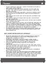 Предварительный просмотр 16 страницы Bestron AIRP200UV Instruction Manual