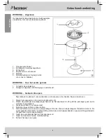 Preview for 4 page of Bestron AKL300 Instruction Manual