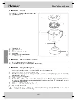 Preview for 16 page of Bestron AKL300 Instruction Manual