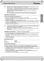 Предварительный просмотр 9 страницы Bestron AKL323 Instruction Manual