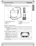 Предварительный просмотр 3 страницы Bestron AKM100RE Instruction Manual