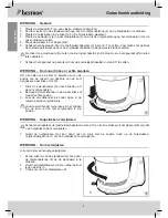 Предварительный просмотр 4 страницы Bestron AKM100RE Instruction Manual