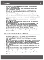 Предварительный просмотр 17 страницы Bestron AKM1200SDM Instruction Manual