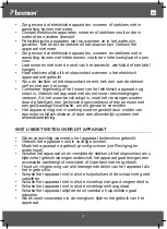 Preview for 17 page of Bestron AKM1200SDM Instruction Manual