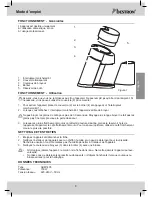 Предварительный просмотр 9 страницы Bestron AKM1405 Instruction Manual