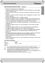 Предварительный просмотр 3 страницы Bestron AKM700 Instruction Manual