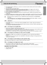 Предварительный просмотр 5 страницы Bestron AKM700 Instruction Manual