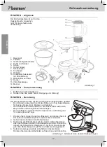 Preview for 10 page of Bestron AKM700 Instruction Manual