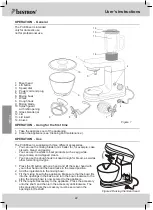 Preview for 22 page of Bestron AKM700 Instruction Manual