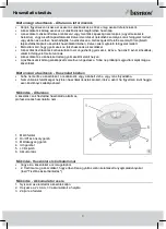 Предварительный просмотр 3 страницы Bestron AKS140 Instruction Manual