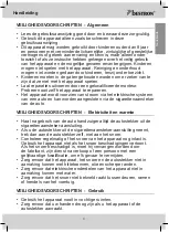 Preview for 3 page of Bestron ALX260CARB User Instructions