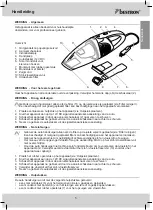 Предварительный просмотр 5 страницы Bestron ALX260CARB User Instructions