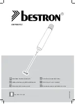 Preview for 1 page of Bestron AMF800R Instruction Manual