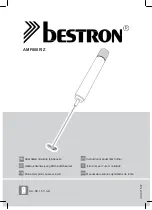 Bestron AMF800R Instruction Manual предпросмотр