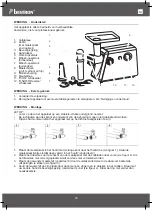 Preview for 20 page of Bestron AMG600 Instruction Manual