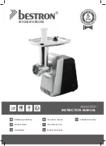 Bestron AMM1300 Instruction Manual предпросмотр