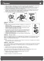 Preview for 21 page of Bestron AMM1300 Instruction Manual