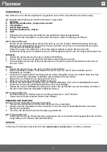 Предварительный просмотр 4 страницы Bestron AMW500V Instruction Manual