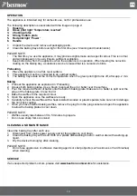 Предварительный просмотр 10 страницы Bestron AMW500V Instruction Manual