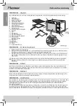 Предварительный просмотр 4 страницы Bestron AOV31 Instruction Manual