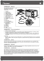 Предварительный просмотр 5 страницы Bestron AOV31PS Instruction Manual