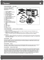 Предварительный просмотр 14 страницы Bestron AOV31PS Instruction Manual