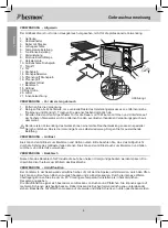 Предварительный просмотр 4 страницы Bestron AOV55 Instruction Manual