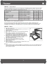 Preview for 22 page of Bestron AOV9 Instruction Manual