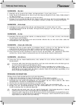 Предварительный просмотр 9 страницы Bestron APC4603 Instruction Manual