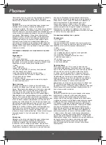 Preview for 71 page of Bestron APFM700Z Instruction Manual