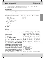 Предварительный просмотр 13 страницы Bestron APZ400 Instruction Manual