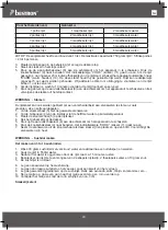 Предварительный просмотр 20 страницы Bestron ARC100BBS Instruction Manual